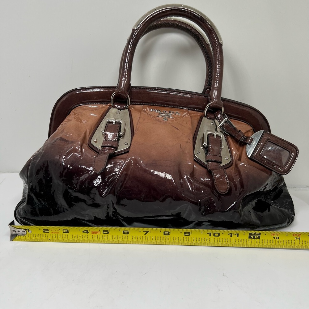 Prada Patent Leather Top Handle Bag - Picture 10 of 12